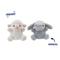 Show in main carousel: Linzy Toys Bunny & Lamb Squeaky Plush Dog Toys, White/Gray, 5-in, 2 count slide 2 of 7