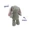 Show in main carousel: Linzy Toys Bunny Squeaky Plush Dog Toy, Gray, 12-in slide 2 of 5