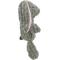 Show in main carousel: Linzy Toys Bunny Squeaky Plush Dog Toy, Gray, 12-in slide 3 of 5