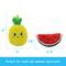 Show in main carousel: Linzy Toys Pineapple & Watermelon Squeaky Plush Dog Toys, Yellow/Pink, 5-inch, 2 count slide 3 of 5