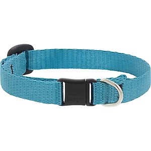 LupinePet Polyester Eco Breakaway Buckle Safety Cat Collar, One Size: 8-12 in neck, 1/2-in wide