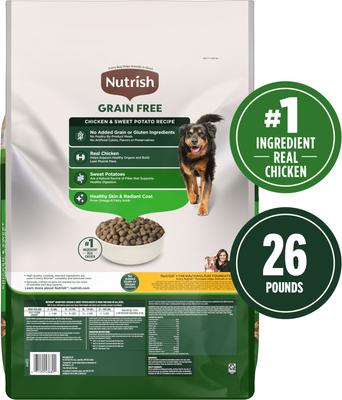Show full view: Nutrish Grain-Free Chicken & Sweet Potato Recipe Dry Dog Food, 26-lb bag (Rachael Ray) slide 3 of 12
