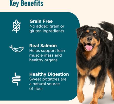 Show full view: Nutrish Grain-Free Salmon & Sweet Potato Recipe Dry Dog Food, 11.5-lb bag (Rachael Ray) slide 4 of 12