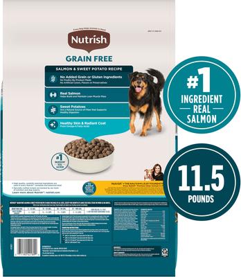 Show full view: Nutrish Grain-Free Salmon & Sweet Potato Recipe Dry Dog Food, 11.5-lb bag (Rachael Ray) slide 3 of 12