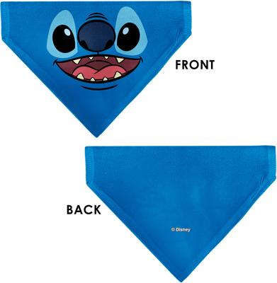 Show full view: Buckle-Down Disney Stitch Smiling Slip-On Dog Bandana, Blue slide 4 of 8