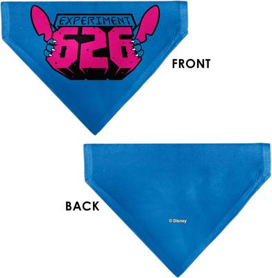 Show full view: Buckle-Down Disney Stitch Experiment 626 Slip-On Dog Bandana, Blue slide 3 of 6
