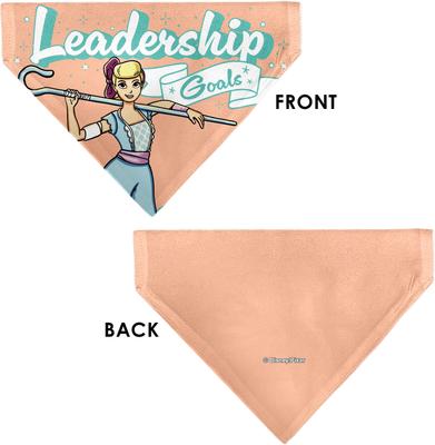 Show full view: Buckle-Down Disney Toy Story Bo Peep Leadership Goals Slip-On Dog Bandana, Pink slide 3 of 6