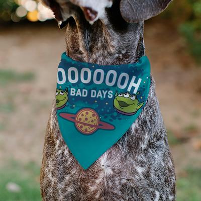 Show full view: Buckle-Down Disney Toy Story Aliens Noh Bad Days Slip-On Dog Bandana slide 4 of 6