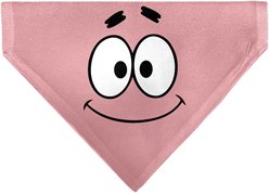 Buckle-Down SpongeBob SquarePants Patrick Star Close Up Slip-On Dog Bandana, Pink