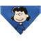 Show in main carousel: Buckle-Down Peanuts Lucy van Pelt Smiling Slip-On Dog Bandana, Blue slide 1 of 6