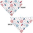 Show in main carousel: Buckle-Down Stars & Stripes Fireworks Slip-On Dog Bandana, White slide 3 of 6
