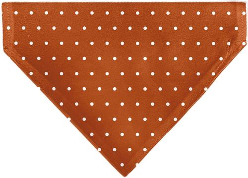 Show full view: Buckle-Down Mini Polka Dots Slip-On Dog Bandana, Orange slide 3 of 7