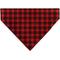 Show in main carousel: Buckle-Down Christmas Holiday Pajama Plaid Slip-On Dog Bandana, Red/Black slide 2 of 6