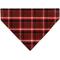 Show in main carousel: Buckle-Down Christmas Holiday Pajama Plaid Slip-On Dog Bandana, Red/Black/White slide 2 of 6