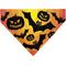 Show in main carousel: Buckle-Down Halloween Bats & Jack O Lanterns Pumpkins Slip-On Dog Bandana, Orange slide 2 of 6