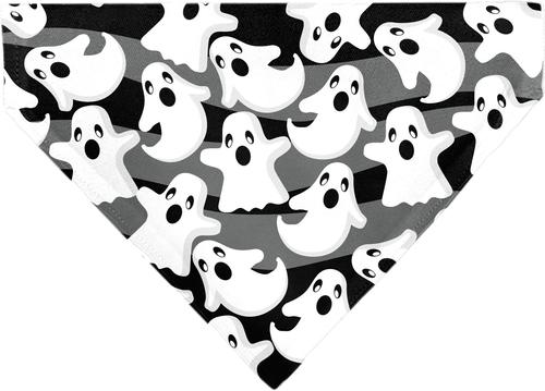 Show full view: Buckle-Down Ghosts Scattered Slip-On Dog Bandana, White slide 2 of 7
