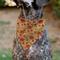 Show in main carousel: Buckle-Down Fall Harvest Pumpkins & Flowers Collage Slip-On Dog Bandana, Brown slide 5 of 6