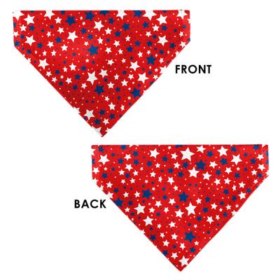 Show full view: Buckle-Down Americana Stars Slip-On Dog Bandana, Red slide 3 of 6