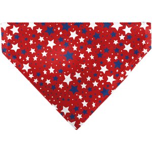 Buckle-Down Americana Stars Slip-On Dog Bandana, Red