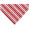 Show in main carousel: Buckle-Down Candy Cane3 Stripe Slip-On Dog Bandana, Red slide 2 of 6