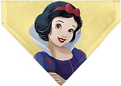Buckle-Down Disney Snow White Smiling Face Slip-On Dog Bandana, Yellow