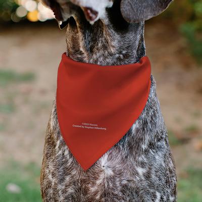 Show full view: Buckle-Down SpongeBob SquarePants Mr. Krabs Close Up Slip-On Dog Bandana, Red slide 5 of 6