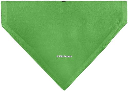 Show full view: Buckle-Down Peanuts Peppermint Patty Smiling Slip-On Dog Bandana, Green slide 2 of 6