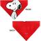 Show in main carousel: Buckle-Down Peanuts Snoopy Smiling Slip-On Dog Bandana, Red slide 3 of 6
