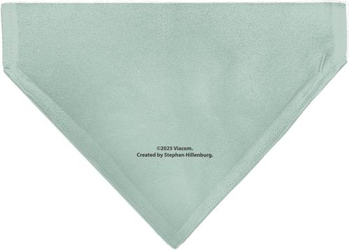 Show full view: Buckle-Down SpongeBob SquarePants Squidward Close Up Slip-On Dog Bandana, Blue slide 2 of 6