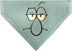 Buckle-Down SpongeBob SquarePants Squidward Close Up Slip-On Dog Bandana, Blue slide 1 of 6