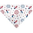Show in main carousel: Buckle-Down Stars & Stripes Fireworks Slip-On Dog Bandana, White slide 1 of 6