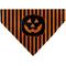 Show in main carousel: Buckle-Down Jack O Lantern Pumpkin Stripe Slip-On Dog Bandana, Orange slide 1 of 6