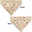 Show in main carousel: Buckle-Down Holiday Snowman Poses Slip-On Dog Bandana, Tan slide 3 of 6