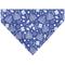 Show in main carousel: Buckle-Down Hanukkah Holiday Symbols Slip-On Dog Bandana, Blue slide 2 of 6