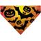 Show in main carousel: Buckle-Down Halloween Bats & Jack O Lanterns Pumpkins Slip-On Dog Bandana, Orange slide 1 of 6
