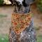 Show in main carousel: Buckle-Down Fall Harvest Pumpkins & Flowers Collage Slip-On Dog Bandana, Brown slide 4 of 6