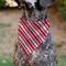 Show in main carousel: Buckle-Down Candy Cane3 Stripe Slip-On Dog Bandana, Red slide 5 of 6