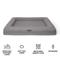 Show in main carousel: Nandog Memory Foam Orthopedic Dog Bed, Gray, Large slide 4 of 7