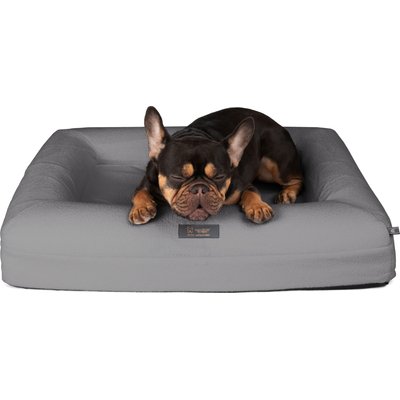 Nandog Nandog Memory Foam Orthopedic Dog Bed, Gray, Medium