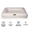 Show in main carousel: Nandog Memory Foam Orthopedic Dog Bed, White, Medium slide 3 of 5