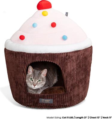 Show full view: Nandog Prive Collection Chocolate Cupcake Dog & Cat Bed slide 6 of 9