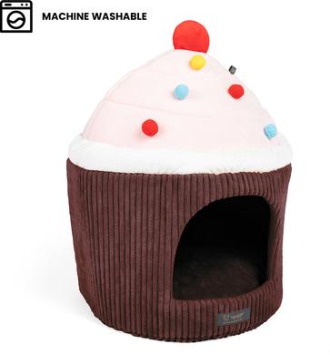 Show full view: Nandog Prive Collection Chocolate Cupcake Dog & Cat Bed slide 4 of 9