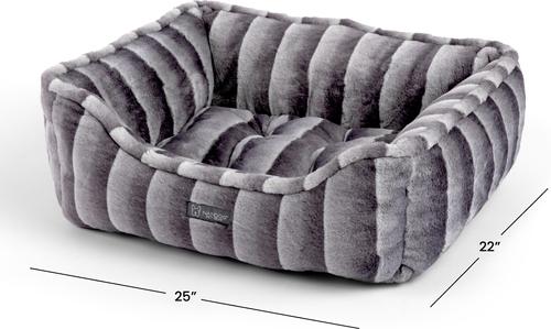 Show full view: Nandog Cloud Collection Dog & Cat Bed, Chinchilla Gray slide 4 of 5