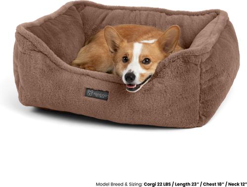 Show full view: Nandog Cloud Collection Dog & Cat Bed, Mocha Brown slide 2 of 6