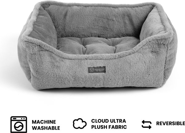 Show full view: Nandog Cloud Collection Dog & Cat Bed, Pearl River Grey slide 3 of 6
