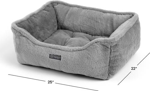 Show full view: Nandog Cloud Collection Dog & Cat Bed, Pearl River Grey slide 4 of 6