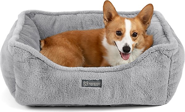Show full view: Nandog Cloud Collection Dog & Cat Bed, Pearl River Grey slide 1 of 6