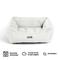 Show in main carousel: Nandog Cloud Collection Dog & Cat Bed, Pearl White slide 4 of 7