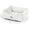 Show in main carousel: Nandog Cloud Collection Dog & Cat Bed, Pearl White slide 5 of 7
