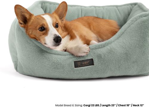 Show full view: Nandog Dream ONE Cloud Reversible Dog & Cat Bed, Paris Green slide 2 of 6